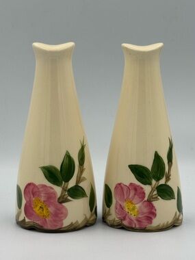 Vintage Franciscan “Desert Rose” Oversized Salt & Pepper Shakers
